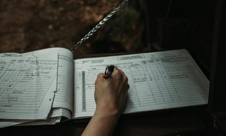 social activity monitoring records